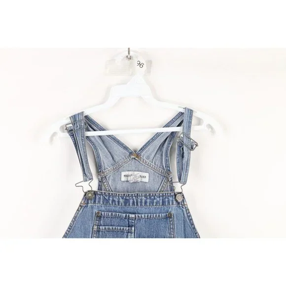 sachin and babi light blue dress Sooo Cute!!!! 1980s-90s Ribbed Suspender High Waist Stretch Shorts main image 1